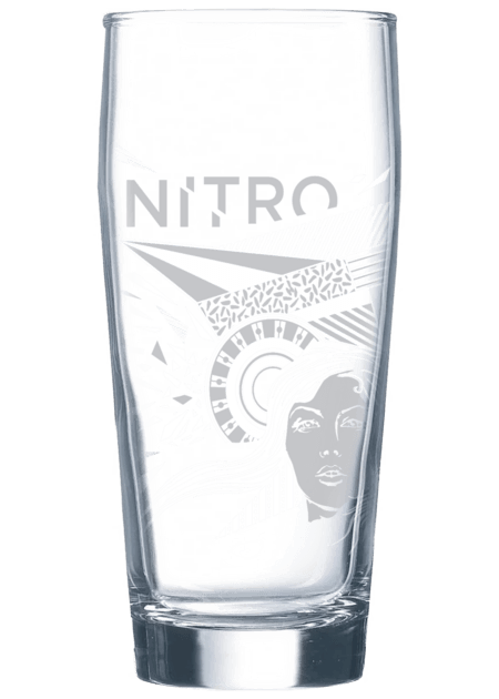 Siren Nitro Pint Glass Nitro Glass | % | Pint - Siren